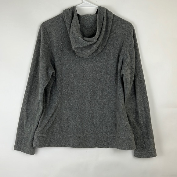 REI fleece zip up hoodie gray jacket M - Picture 2 of 7